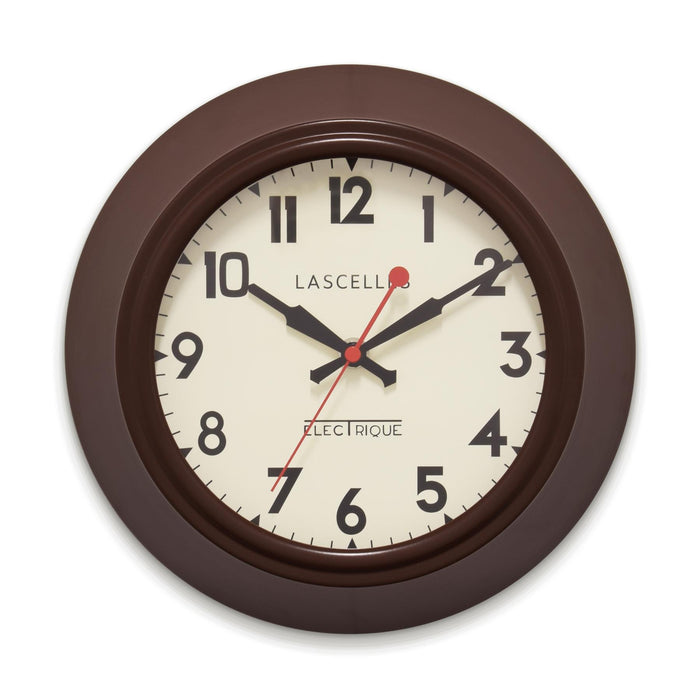 Lascelles Brown Metal Silent Wall Clock