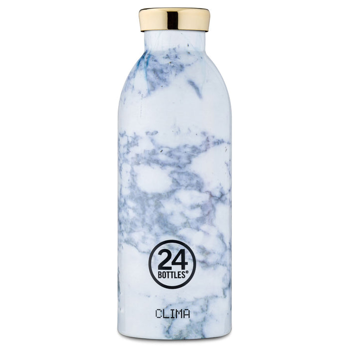 24Bottles CLIMA White Marble Insulated Bottle 500ml