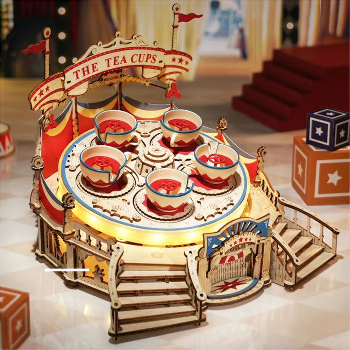 Robotime ROKR Tilt-A-Whirl Building Kit