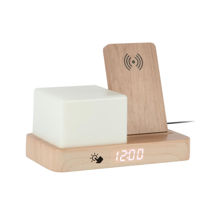 Karlsson Retro Alarm Clock  With Night Light & Phone Charger