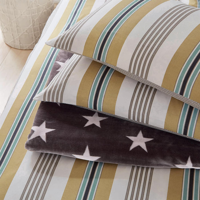 Helena Springfield Long Island Huntington Stripe Duvet & Pillowcase Set