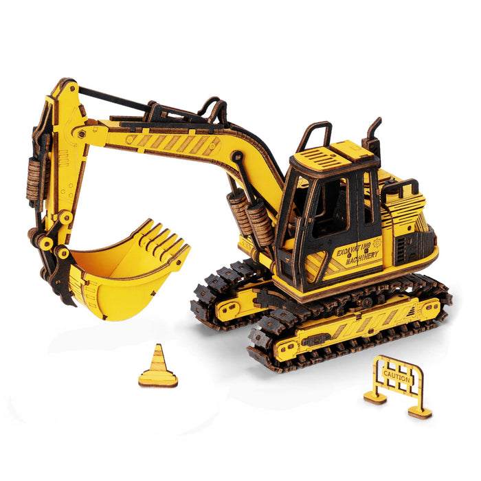 Robotime ROKR Self Build 3D Model Kit - Construction Vehicles