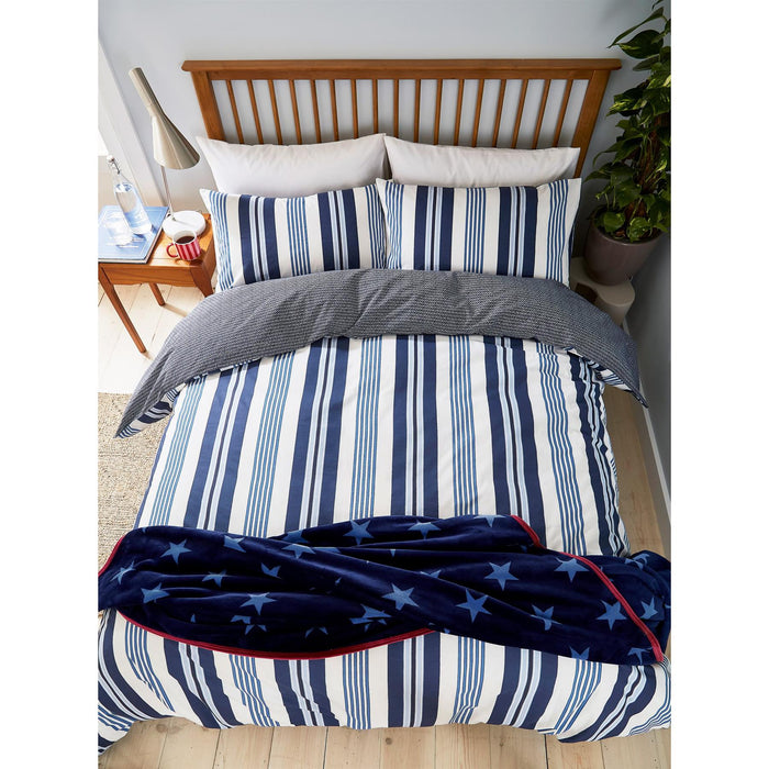 Helena Springfield Long Island Huntington Stripe Duvet & Pillowcase Set