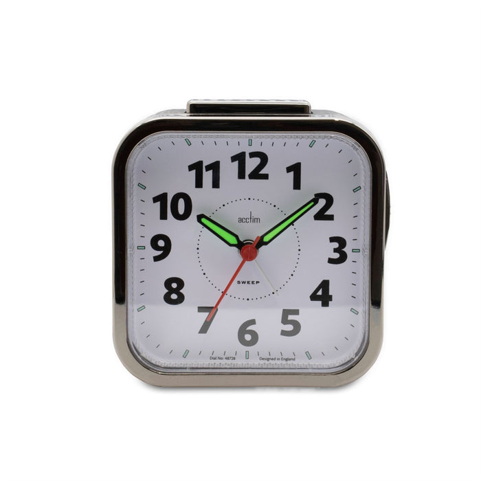 Acctim Otis Square Faced Analogue Alarm Clock
