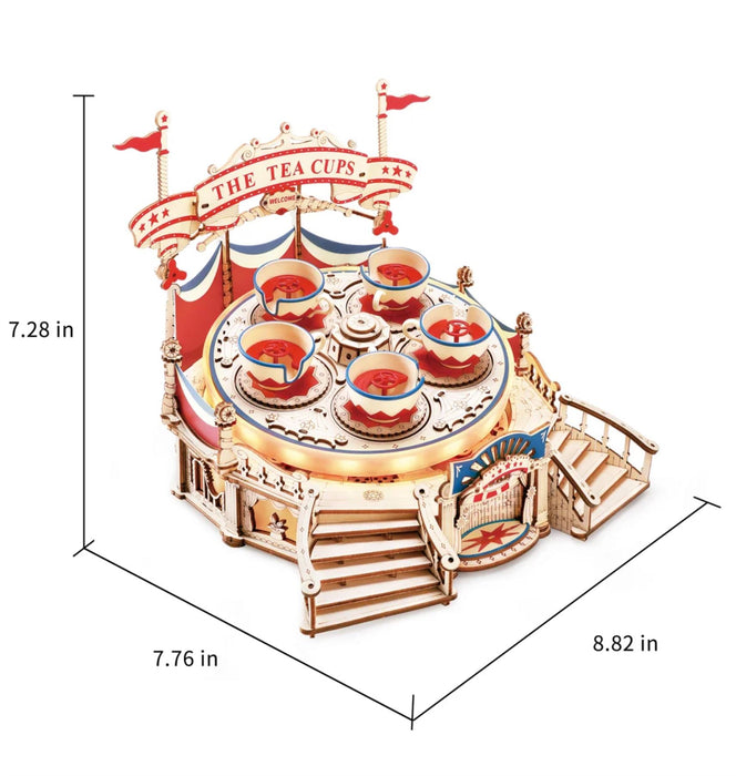 Robotime ROKR Tilt-A-Whirl Building Kit