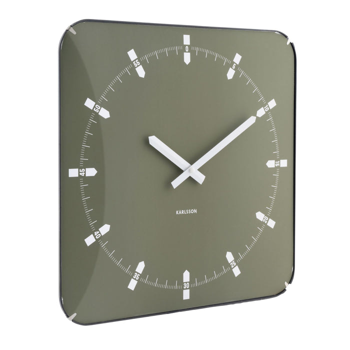Karlsson Sucinto Dome Square Wall Clock