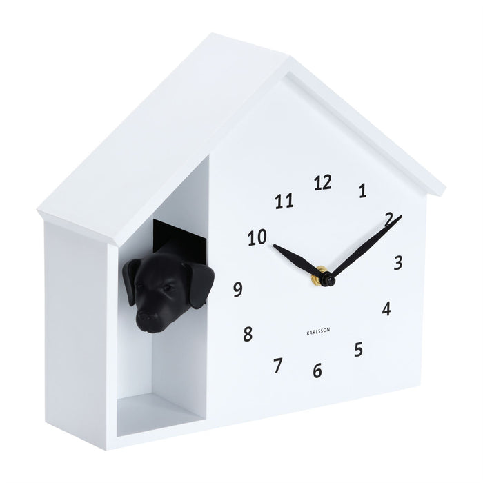 Karlsson Modern Peeking Doggy Wall Clock