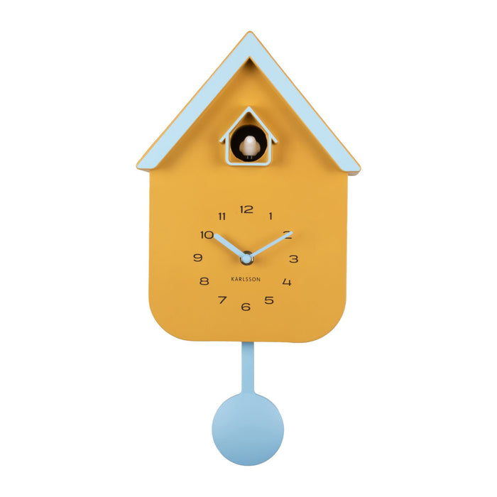 Karlsson Dupla Two Tone Colour Cuckoo Wall Clock