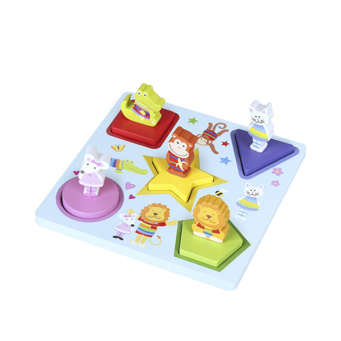 Orange Tree Toys Wooden Animals 3D Puzzle