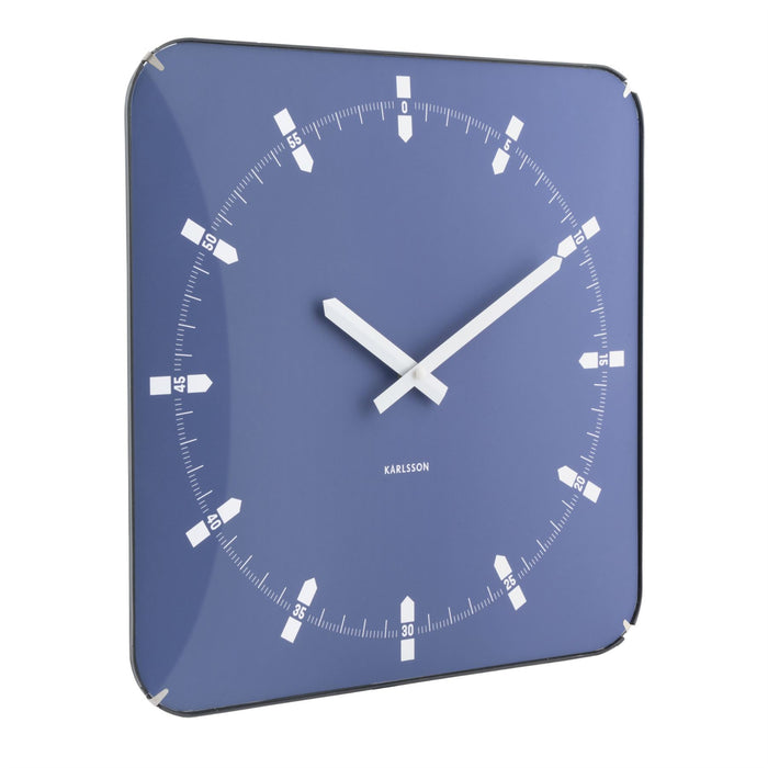 Karlsson Sucinto Dome Square Wall Clock
