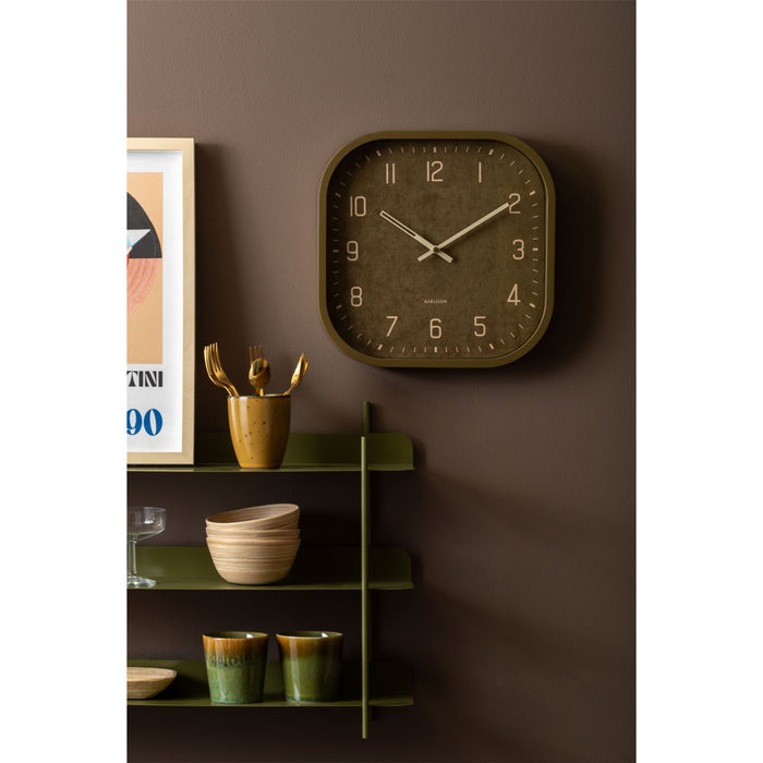 Karlsson Elemental Cuadrado Square Wall Clock