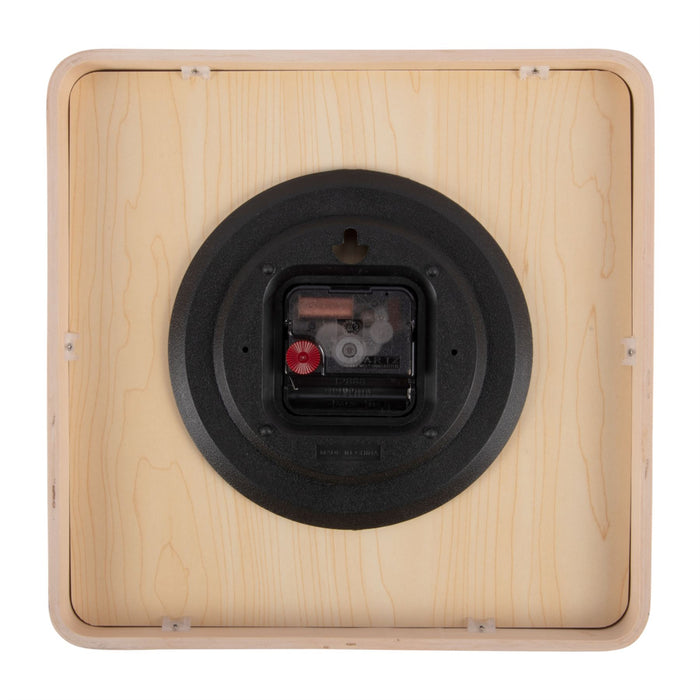 Karlsson Wooden Nervadura Square Wall Clock