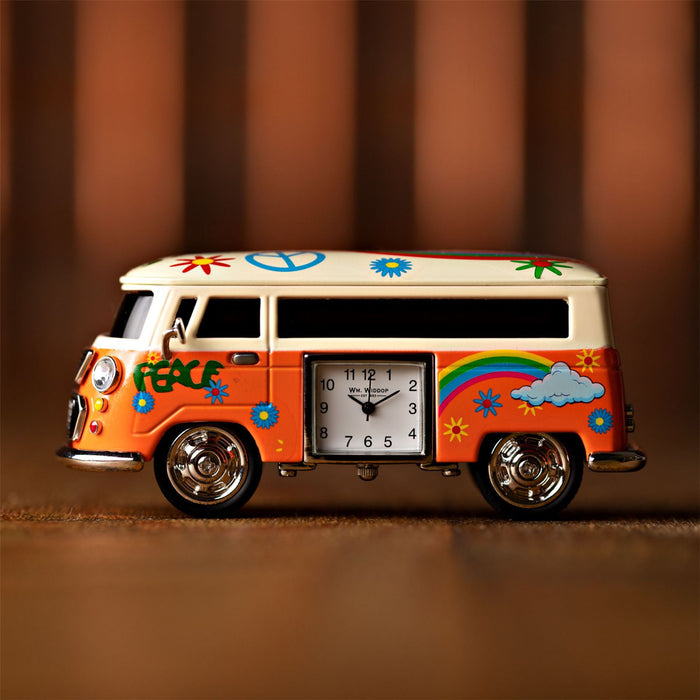 WM.Widdop Miniature Camper Van Clock