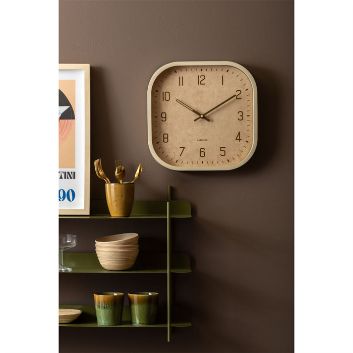 Karlsson Elemental Cuadrado Square Wall Clock