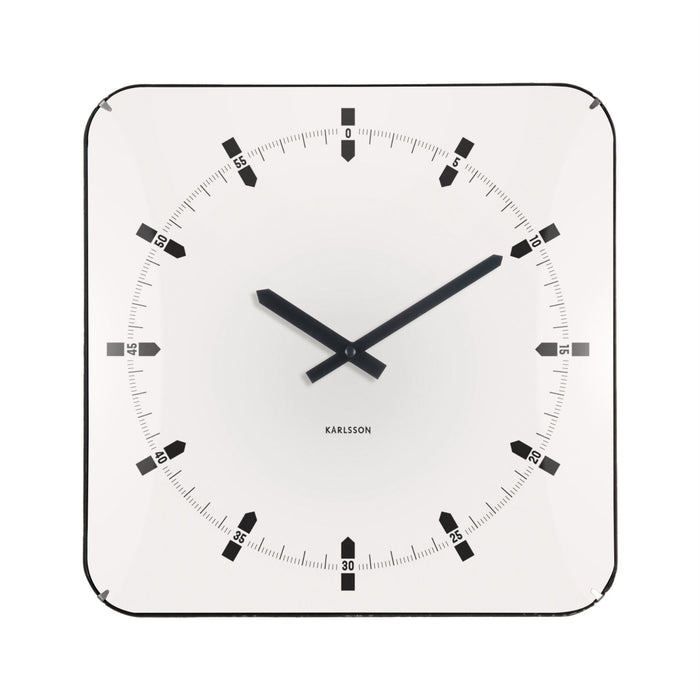 Karlsson Sucinto Dome Square Wall Clock
