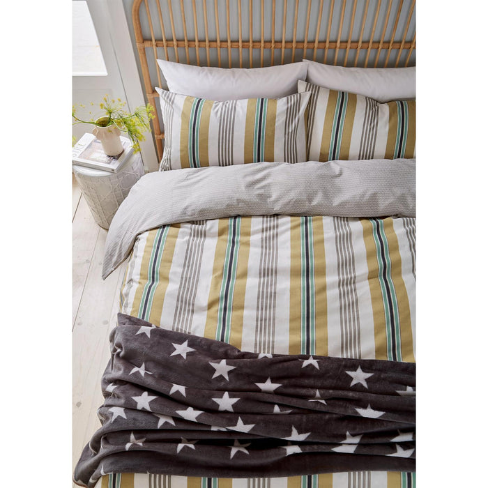 Helena Springfield Long Island Huntington Stripe Duvet & Pillowcase Set