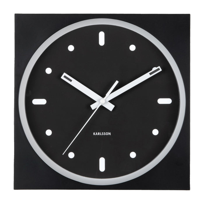 Karlsson Sweep Movement Incesante Square Wall Clock