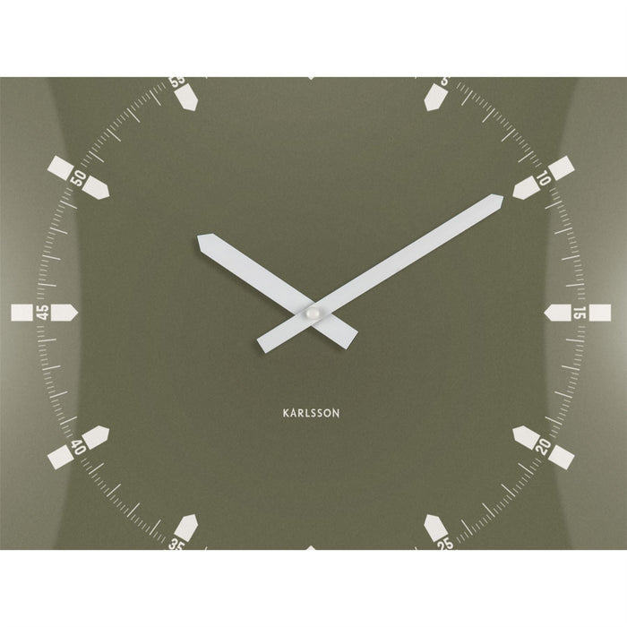 Karlsson Sucinto Dome Square Wall Clock