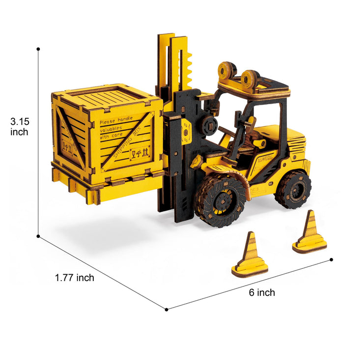 Robotime ROKR Self Build 3D Model Kit - Construction Vehicles