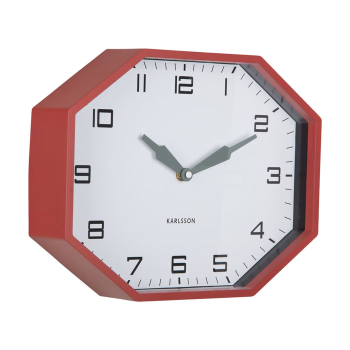 Karlsson Modern Factory Octagon Wall Clock