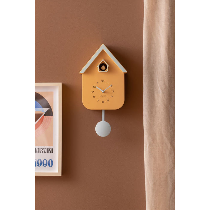 Karlsson Dupla Two Tone Colour Cuckoo Wall Clock