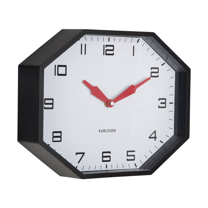Karlsson Modern Factory Octagon Wall Clock