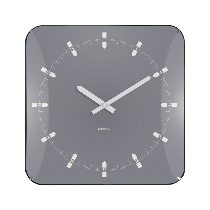 Karlsson Sucinto Dome Square Wall Clock
