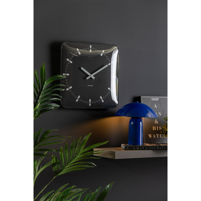 Karlsson Sucinto Dome Square Wall Clock