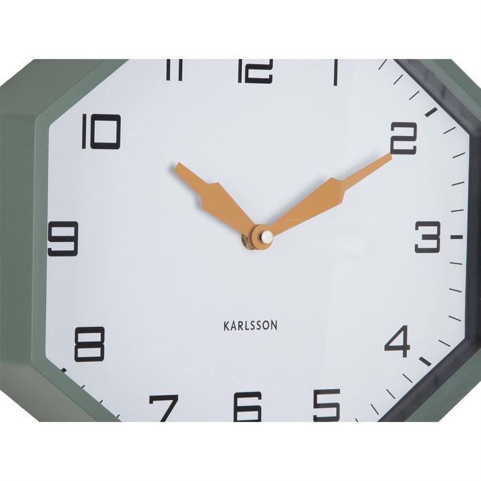 Karlsson Modern Factory Octagon Wall Clock