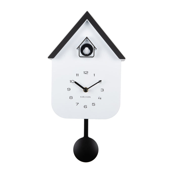 Karlsson Dupla Two Tone Colour Cuckoo Wall Clock