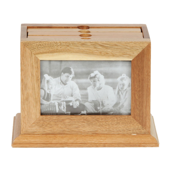 Impressions Oak Effect Photo Frame & Pull Out Album Holder