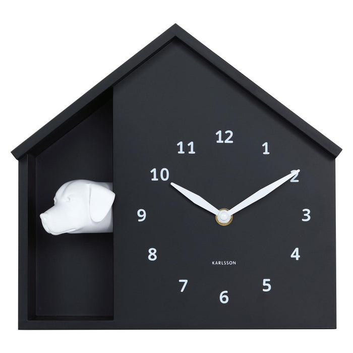 Karlsson Modern Peeking Doggy Wall Clock