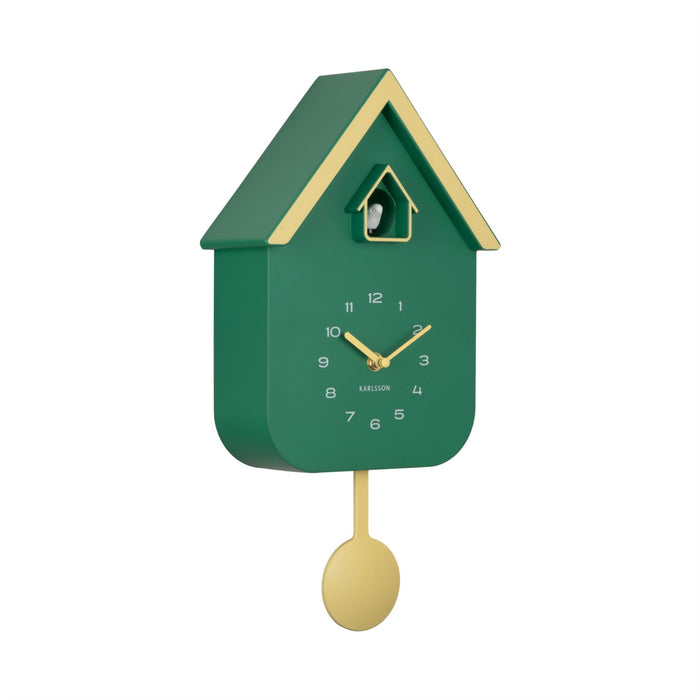 Karlsson Dupla Two Tone Colour Cuckoo Wall Clock