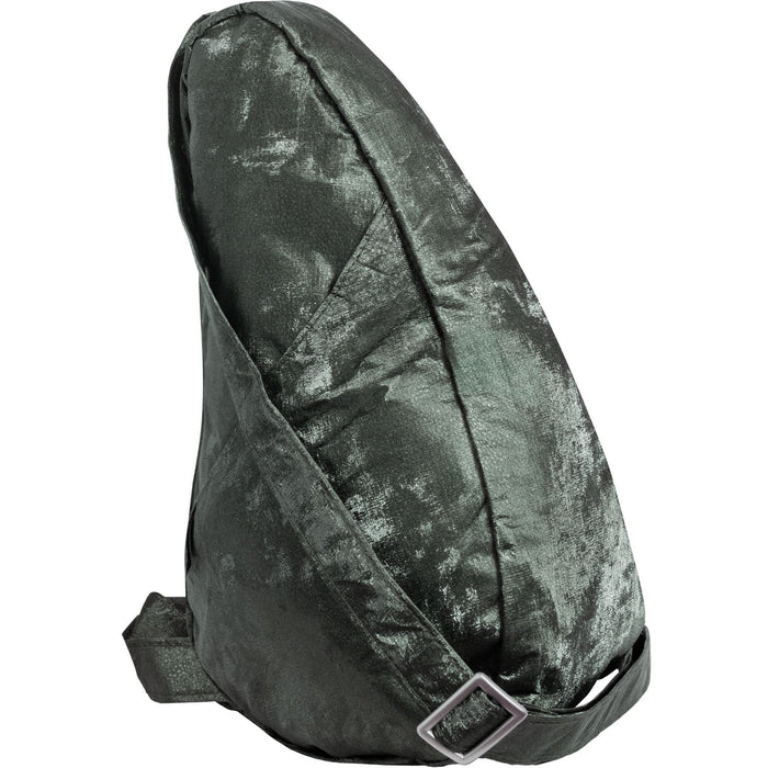 Healthy Back Bag Green Chamois Crossbody Sling Bag
