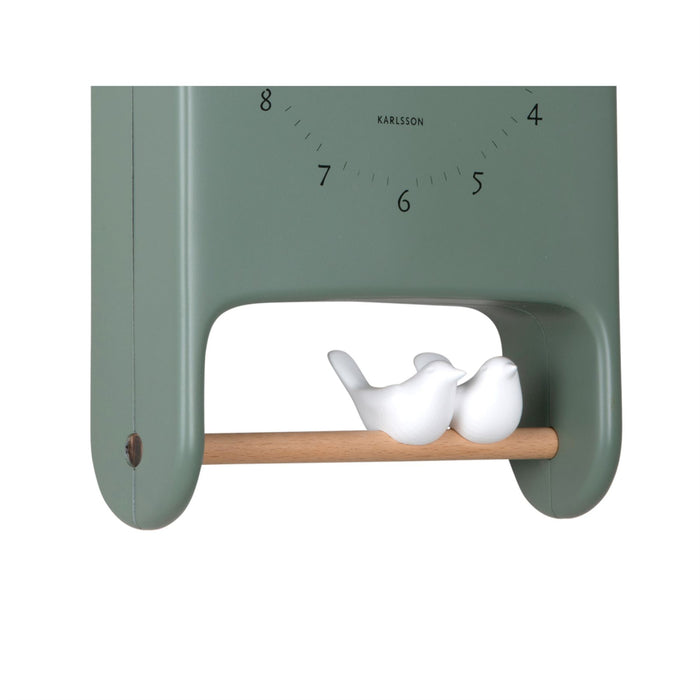 Karlsson Wall Clock Singing Love Birds