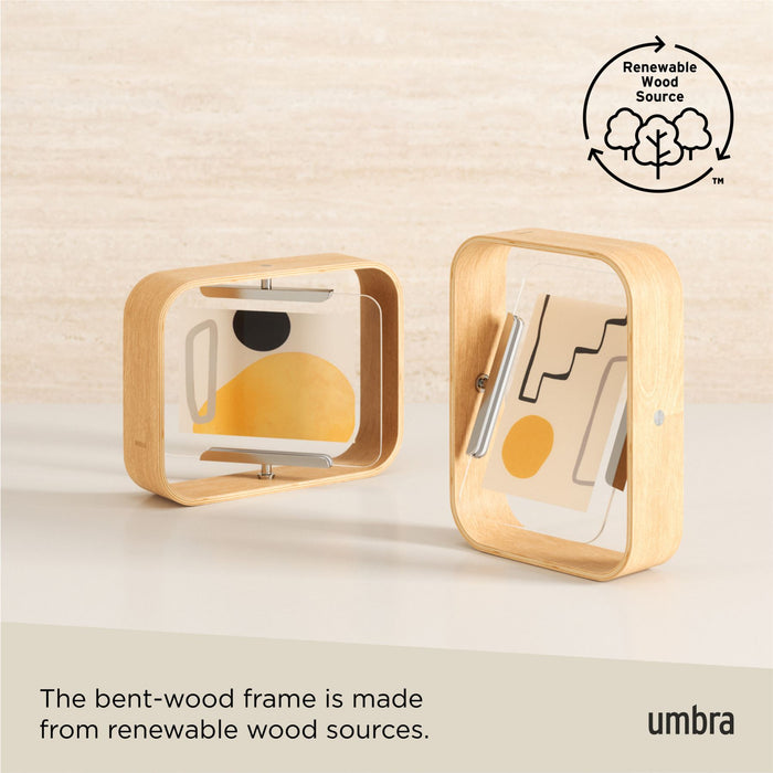 Umbra Bellwood Curved Double Sided Picture Frame