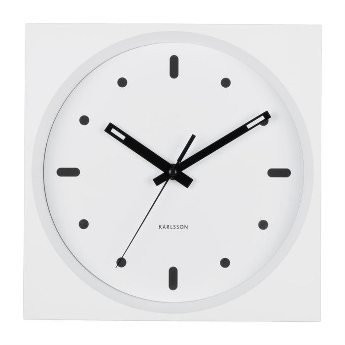 Karlsson Sweep Movement Incesante Square Wall Clock