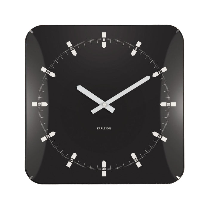 Karlsson Sucinto Dome Square Wall Clock
