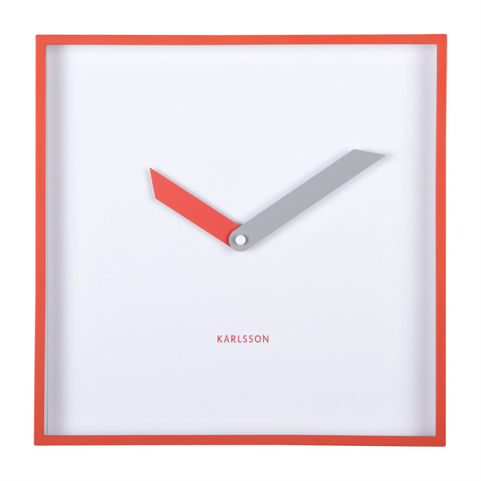 Karlsson Silent Cool Retro Cuadrado Wall Clock