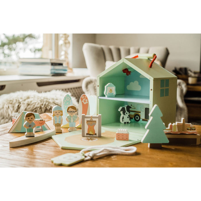 Orange Tree Toys Camping Wooden Play Set