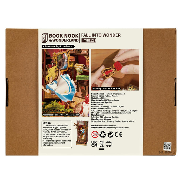 Robotime Rolife Self-Build Book Nook Building Kit