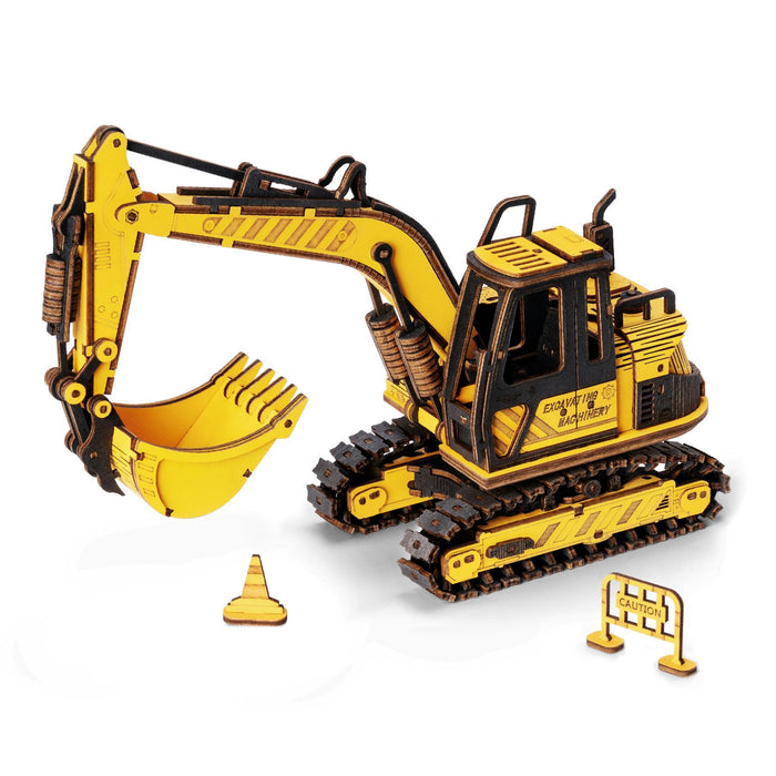 Robotime ROKR Self Build 3D Model Kit - Construction Vehicles