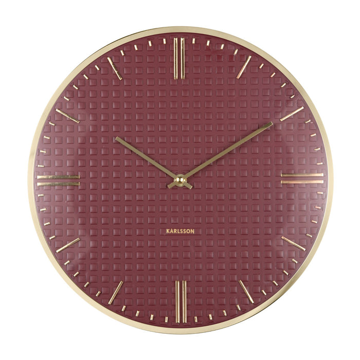 Karlsson Sweep Movement Riqueza Round Wall Clock