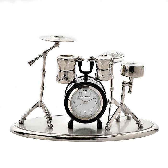 Wm.Widdop Miniature Drum Set Clock