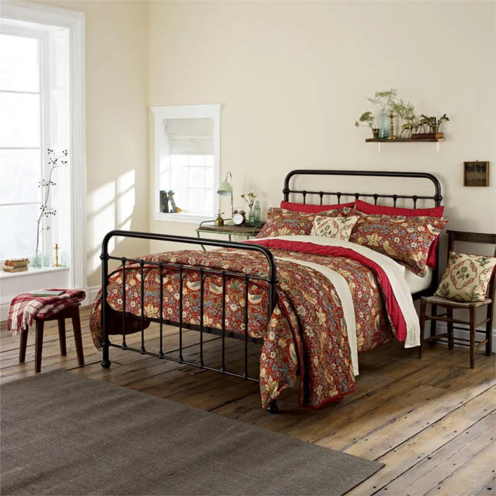 Morris & Co Strawberry Thief Duvet & Pillowcase Set