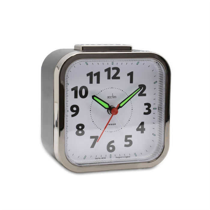 Acctim Otis Square Faced Analogue Alarm Clock