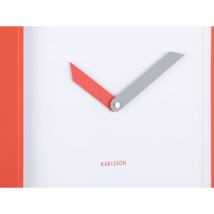 Karlsson Silent Cool Retro Cuadrado Wall Clock