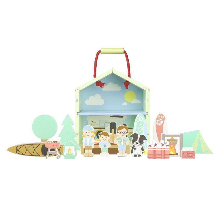 Orange Tree Toys Camping Wooden Play Set