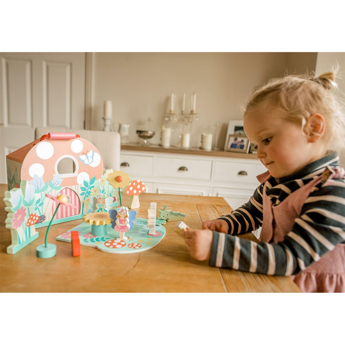 Orange Tree Toys Fairy House Wooden Play Set