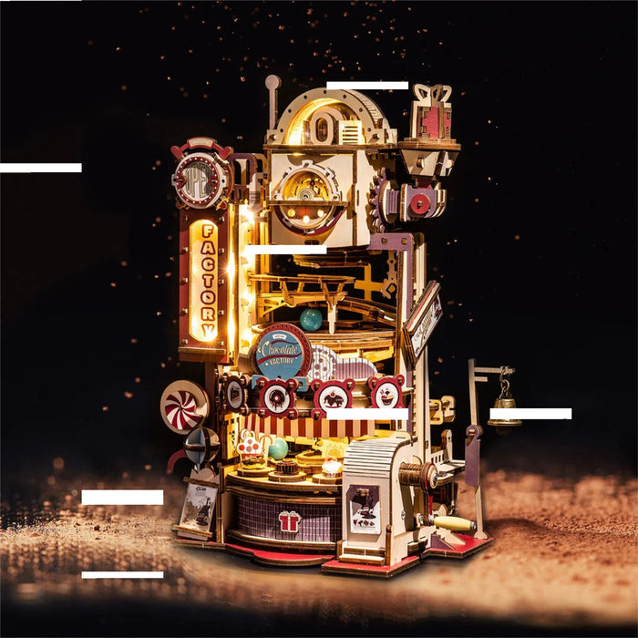 Robotime ROKR Marble Chocolate Factory Building Kit